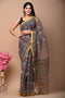 Traditional Hand Block Print Kota Doria Saree (KDS23)
